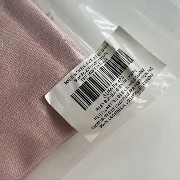 Summer & Rose Riley Sunglasses with Chain Gold Pink NWT - Picture 5 of 12